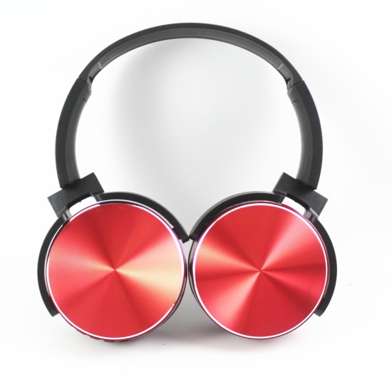 AURICULAR XB450BT SEM FIO STEREO COM BLUETOOTH BAIXO EXTRA COR VERMELHO